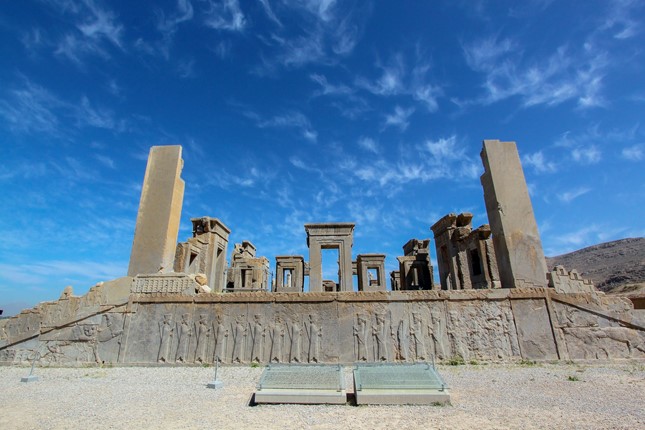 The ruins of Persepolis in Shiraz, modern day Iran